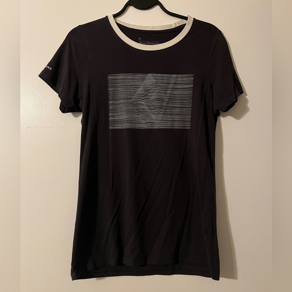 Black Diamond Black and White Graphic Tee